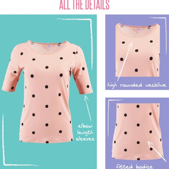 NWT LuLaRoe Gigi Top S Small Black Noir Solid - Picture 2 of 3